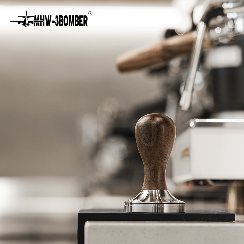 MHW-3BOMBER Vase Tamper 58mm Walnut-Flat