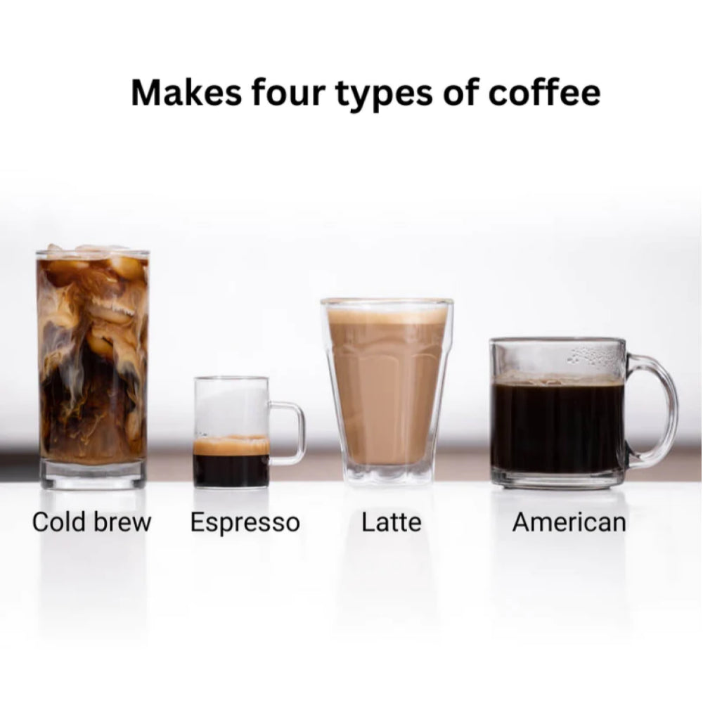 Aeropress Coffee Maker Clear Types of Coffee to make cold brew espresso latte Americano long black