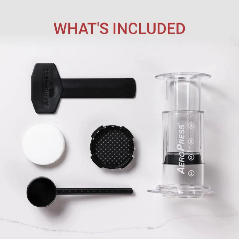 Aeropress Coffee Maker Clear What is included full accesories set package