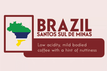 250g Brazil Coffee Santos SC 17-18 (Sul De Minas)